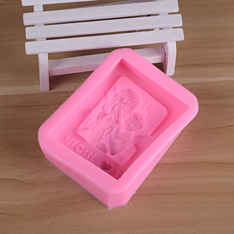 Baby Mother Silicone Soap molds baby soap Love Mom Craft Art Silicone Soap Mold Craft Molds Art Molds DIY Silicone Mold Soap Molds