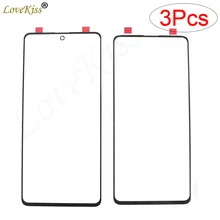 Panneau avant en verre non LCD pour Samsung Galaxy, 3 pièces, pour modèles A11, A21, A21S, A31, A41, A51, A71, M11, M21, M31, M51=