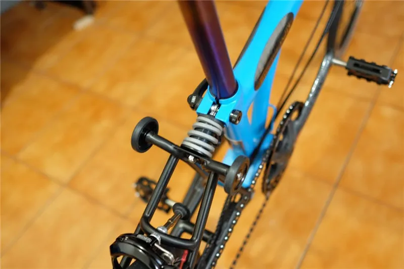 H& H Brompton складной велосипед Ti задняя Противоударная пружинная подвеска титановый сплав ударные аксессуары для поглощения