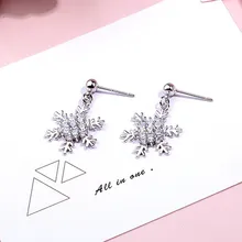 Женские креативные серьги-гвоздики в рождественской тематике, модные тренды, серьги-Чокер, ювелирные изделия, Чокер, Кулон ea3