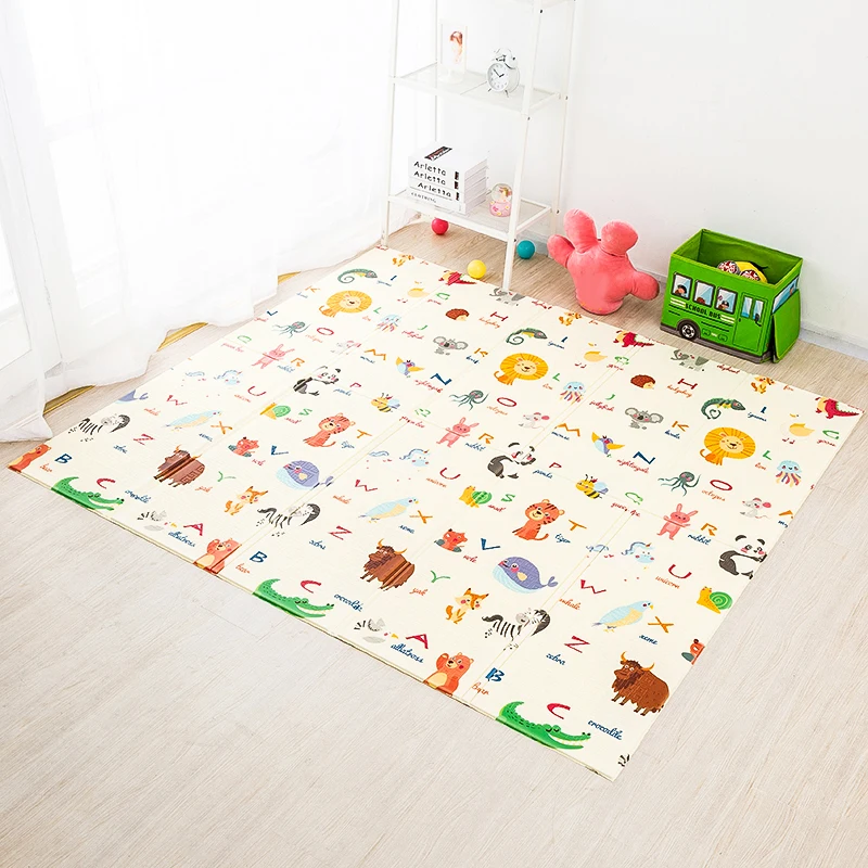 Foldable Playmat XPE Foam Crawling Carpet Baby Play Mat Blanket Children Rug For Kids Educational Toys Soft Activity Game Floor