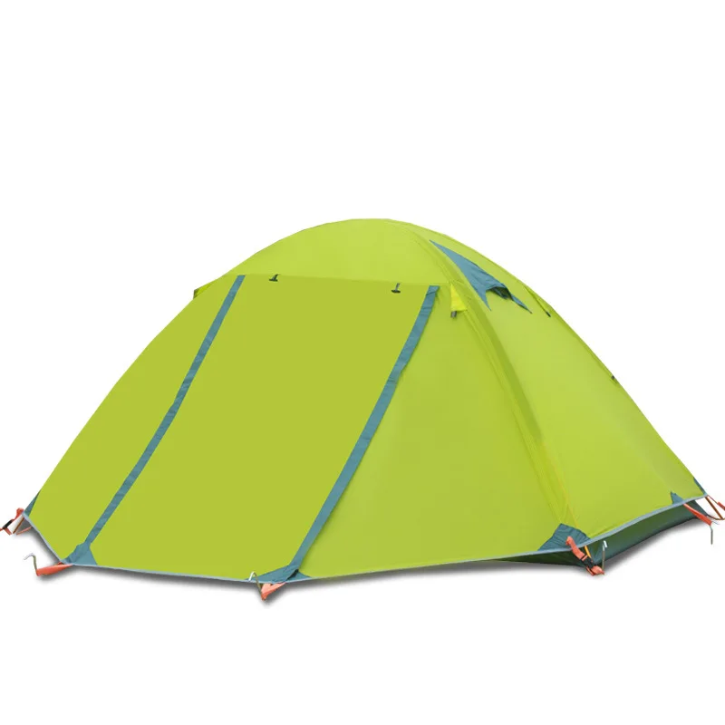 

FLYTOP Camping Tent Outdoor Double 3-4 People Double Layer Aluminum Rod Open Country Windproof Storm-Proof Waterproof Tent