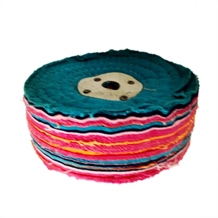 Cotton Cloth Wheel Polishing Cloth Wheel 150X8 PCs(Wire Cloth Wheel Mirror Polishing round Manufacturers Direct Selling