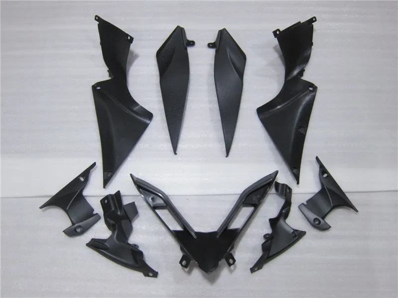 100% комплект обтекателей для кузова под давлением YAMAHA R1 07 08 матовых черных YZF 2007 2008