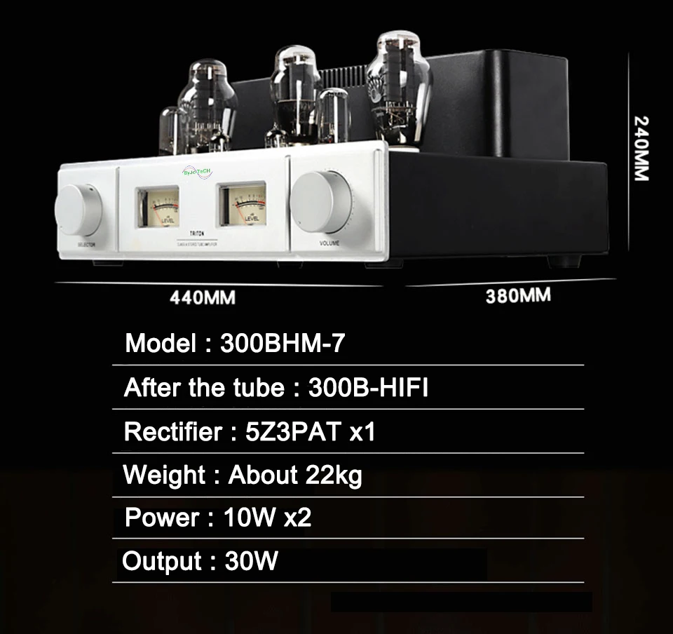 ByJoTeCH 300B HM 7 bluetooth ламповый усилитель с одним концом лампового усилителя 5Z3P