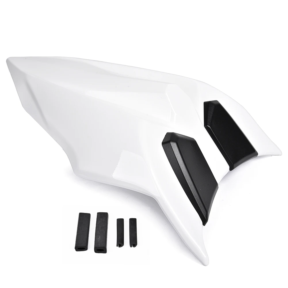 Крышка капота заднего сиденья для заднего сидения для Kawasaki Ninja650 Z650 Ninja 650 EX650 аксессуары для мотоциклов - Color: White
