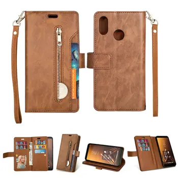 

For Huawei P20Lite Flip Cover Funda Huawei P20 Pro Case 360 Protect Wallet Zipper Multifunction for Huawei P20 Lite Case P20PRO