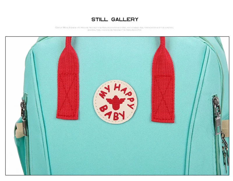 6 видов цветов, модная детская сумка для подгузников, мам, подгузник для беременных, водонепроницаемый рюкзак в стиле Оксфорд, дизайнерская