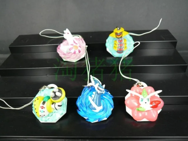5pcs Set Original Pokemon Pearl Diamond Pluto Dragon Gadget Pendant Charm Charm Toy Action Figures Aliexpress