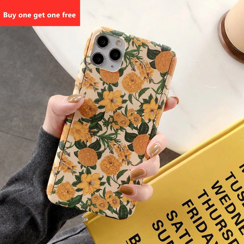 Для iPhone 11 Pro X XR XS Max 7 8 6 6s Plus чехол для телефона Цветы Листья Хризантема жесткий