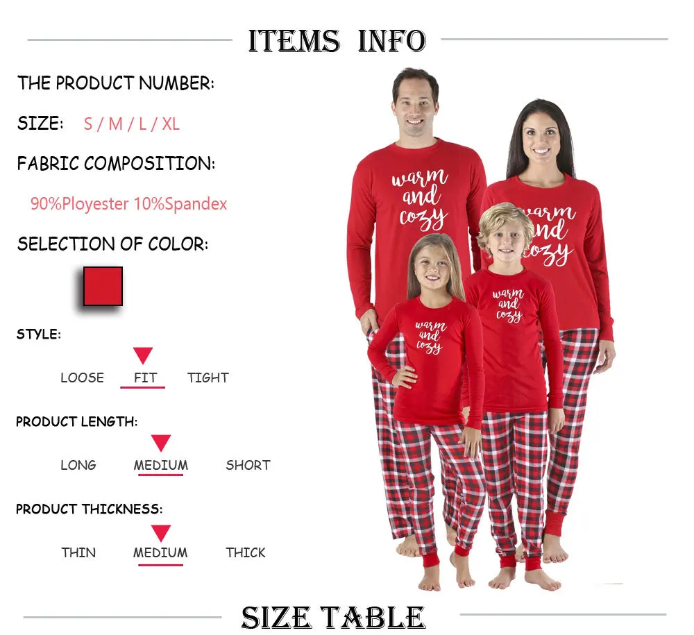 Г., Рождественская пижама футболка размера плюс с круглым вырезом и буквенным принтом длинные штаны в полоску Семейные пижамные комплекты из двух предметов одежда на год
