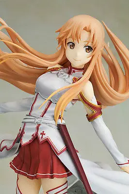 Японское аниме KOTOBUKIYA ASUNA Aincrad 21 см 1/8 окрашенная фигурка из ПВХ меч искусство