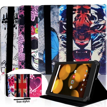 

Universal Case for Argos Alba 7/ 8 /10 Incn OneTouch PIXI Anti-shock and Anti-fall Tablet Smart Leather Folding Cover Case