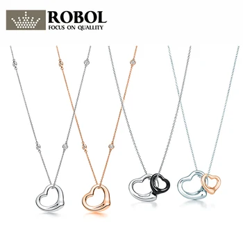 

High Quality 1:1 TTFF 925 Sterling Silver Love Pop Necklace Jewerly Original Design Model Exquisite Craftsmanship.