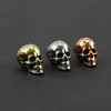 1pcs Three Color No Hole Skull Brass Knife Beads Umbrella Rope Bead DIY Copper Skull Paracord Beads ► Photo 3/6