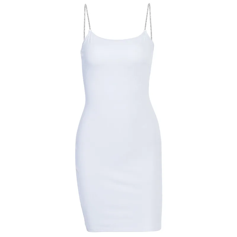 Waliicornerss party club sleeveless fashion outfit female short clothes Diamond thin strap bodycon sexy mini dress 20 H3d838a6e8cb842389c2832f01b4d23fdz