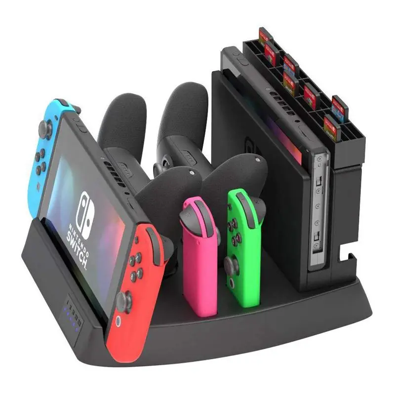 Зарядная подставка для nintendo Switch зарядная док-станция и игровой держатель для консоли переключателей, контроллеры Joy-Con, переключатель Pro Con