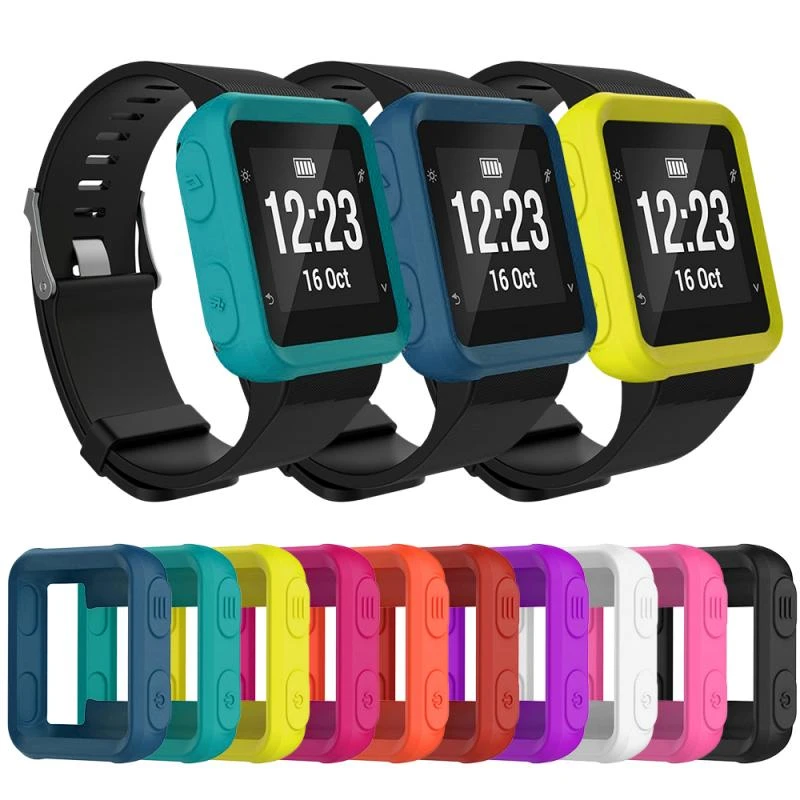 Cases For Garmin Forerunner 35 30 S20 Smart Watch Anti Drop Silicone Protect Cover Protective Shell Smart Watch Accessories