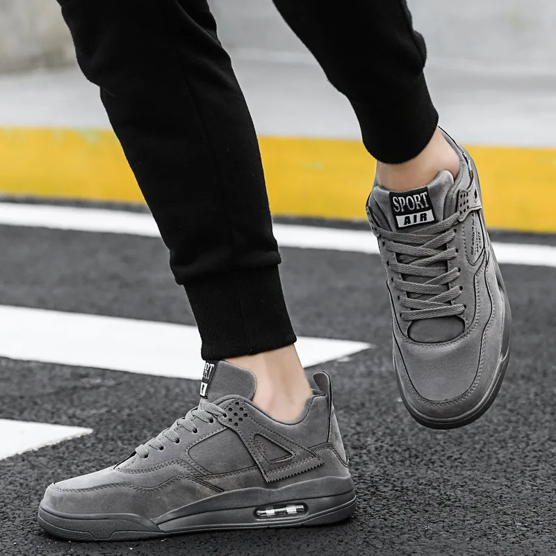

2020 new ins Spring summer basketball shoes Original Retro fashion air cushion running shoes casual shoes Increase the height