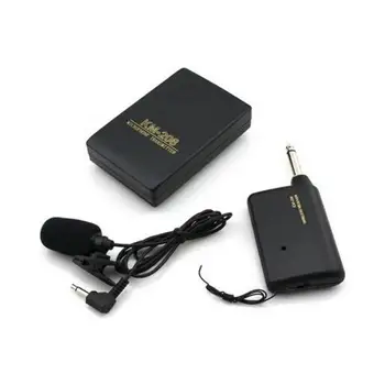 

Wireless Lapel Clip Microphone Wireless FM Transmitter Receiver Sound for Smartphone PC Laptop karaoke
