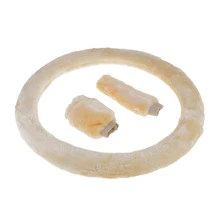 3 комплекта автомобиля тепловой крышки рулевого колеса ручной тормоз крышка переключения передач бежевый