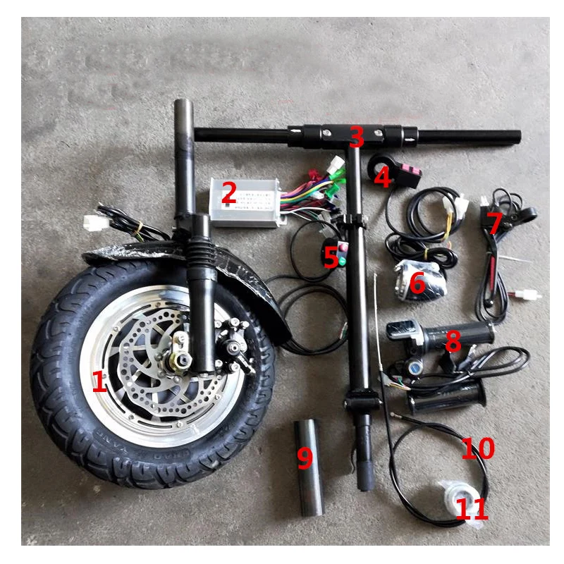 

10inch 36V/48V 350w Electric Handcycle Folding Wheelchair Attachment Hand Cycle Bike WheelChair Conversion Kits