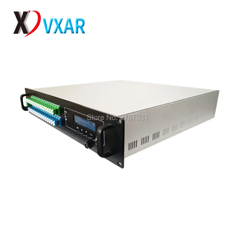 CATV 1550nm 64 выход волоконно оптический усилитель с WDM портами 13 ~ 20dBm EYDFA