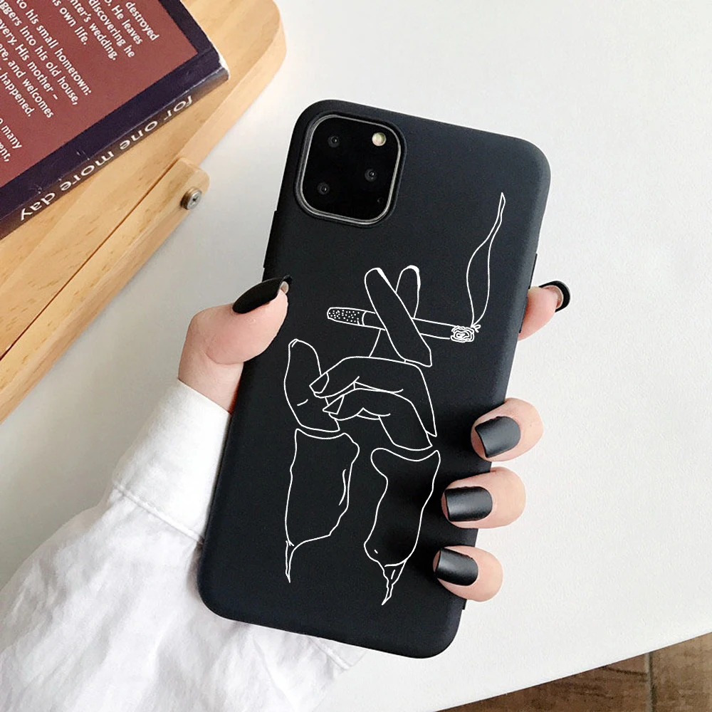 04 Мягкий ТПУ матовый чехол для iPhone 8 7 Plus XS чехол для MAX XR Fundas Coque чехол для iPhone 6 6s X 5S SE чехол 11Pro - Цвет: 04