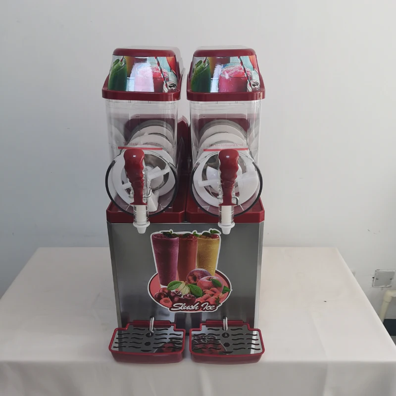 Frozen Drink Slushy Machine 3 Cylinder Snow Melting Machine Commercial Smoothies