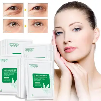 

5pcs mask Cannabis leaf soothing mask skin care repair mask wrapped mask Hemp leaf Hyaluronic acid Centella Asiatica