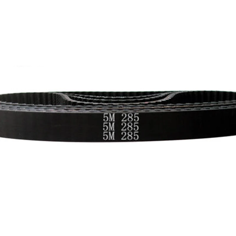 

HTD5M belt 285-5M-15 Teeth 57 Length 285mm Width 15mm 23mm 5M timing belt rubber closed-loop belt 285 HTD 5M S5M Belt Pulley