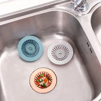 

3pcs/set Kitchen Bathroom Drain Cover Hair Catcher Colander Filter Sink Strainer X4YD