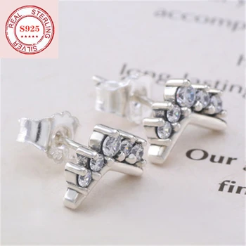

TIF Thai Silver Stud Earrings Charming Original Jewelry Luxury Fashion Women's Gifts Earrings For Women