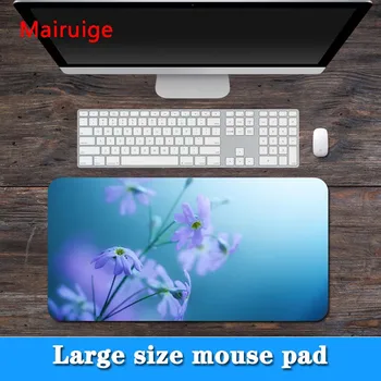 

Mairuige big promotion large size multi-size mysterious purple flower pattern lock PC computer laptop mouse pad
