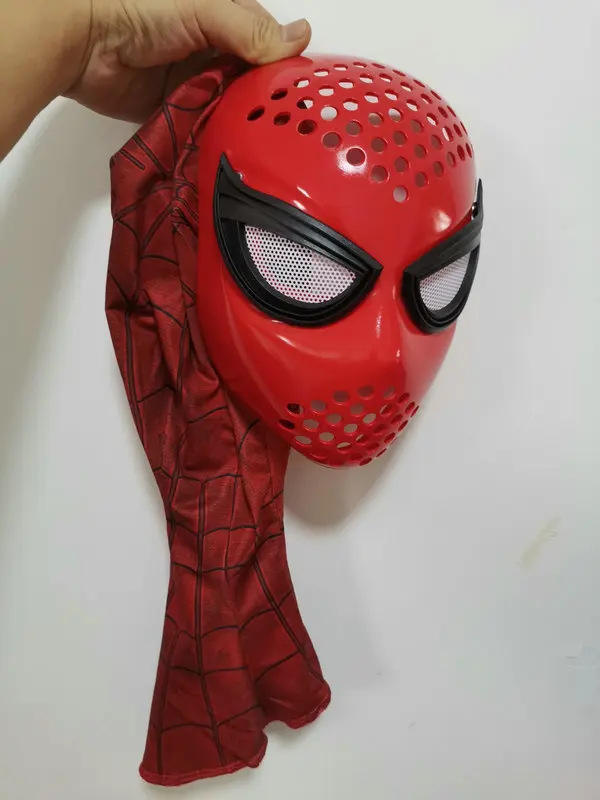 19 Косплэй Удивительный Человек-паук 2 Человек-паук шлем Спайдермен "Человек-паук" Faceshell с объективами с изображением Человека-паука маска Faceshell