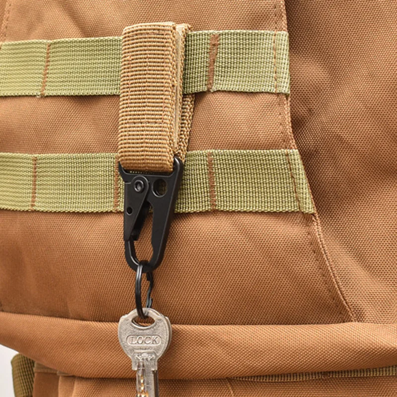 Открытый тактический нейлоновый тканый крючок Многофункциональный Карабин брелок для ключей на ремень быстросъемный открытый крючок для разных назначений с сумка в стиле милитари