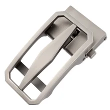 Novelty Men Automatic Belt Buckle Casual Wear Silver Color  Alloy Fit for 3.5cm Leather Waistband Western Boyfriend