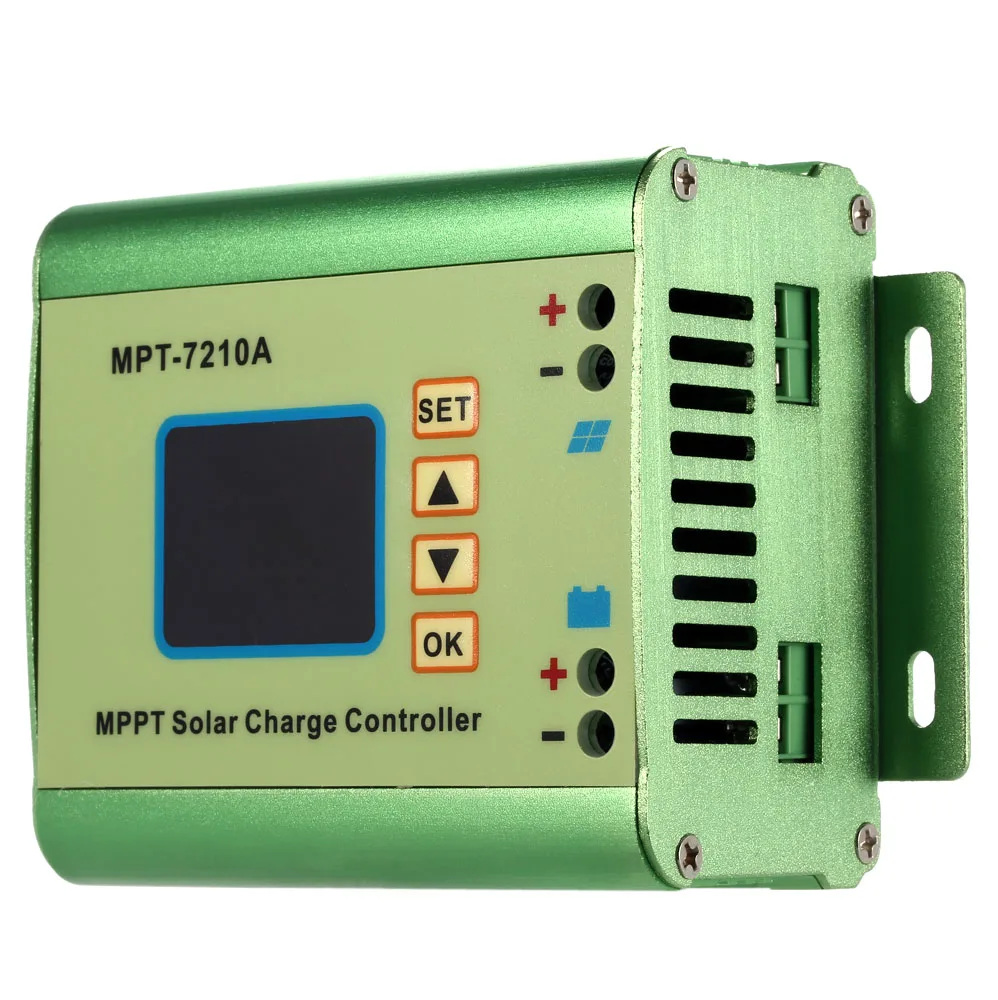 

MPPT Solar Charge Controller Solar Panel Regulator MPPT LCD Display 24/36/48/60/72V 10A Compatible DC-DC Boost Charge Function