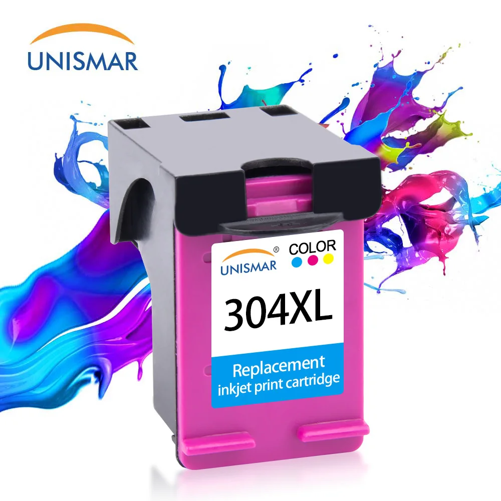 Чернильный картридж Unismar 304XL совместимый с HP 304 XL Deskjet Envy 2620 2630 2632 5030 5020 5032 3720 3730 5010 100