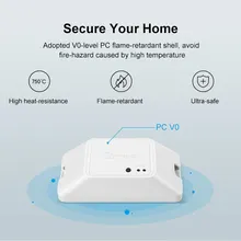 SONOFF BASICZBR3 Zigbee DIY умный переключатель беспроводной пульт дистанционного управления Переключатели модулей работает с Alexa SmartThings Hub для умного дома