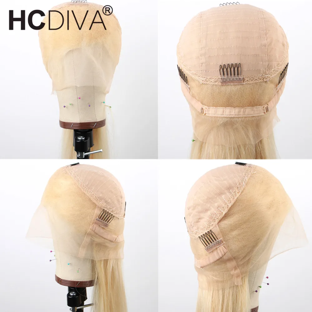  360 Lace Frontal Wig 613 Blonde Lace Front Wig Pre Plucked With Baby Hair 150% Brazilian Remy 613 B