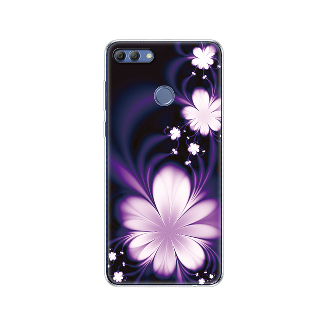 Huawei P Smart 2018  phone case protective 7S soft tpu silicone back cover 360 full protection printed transparent coating