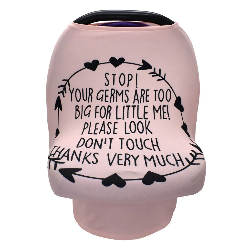 Multifunctional 5 in 1 Baby Breastfeeding Cover Car Seat Cover Canopy Shopping Cart Cover Trendy Scarf Breathable Nursing Cover