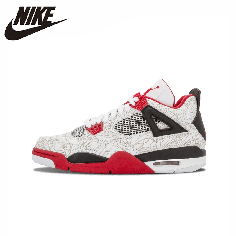 Nike Air Jordan 4 Retro Original New Arrival Men Basketball Shoes Comfortable Outdoor Sports Sneakers #308497/408202 Nike Air Jordan 4 Retro Original New Arrival Men Basketball Shoes Comfortable Outdoor Sports Sneakers #308497/408202