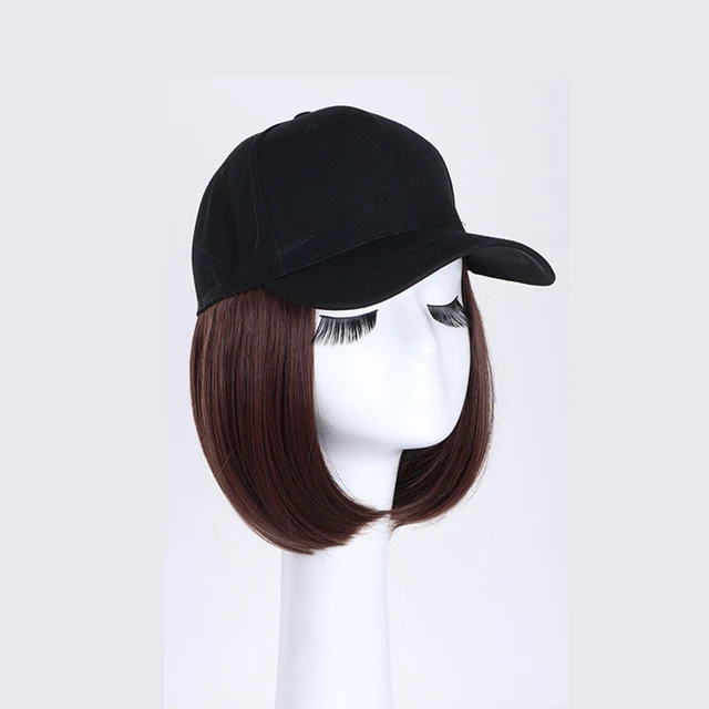 Peluca Corta Houyan Peluca Sintetica Gorra De Beisbol Sombrero Con Pelo Corto Recto Peluca Corta De Fibra De Beisbol Resistente Al Calor Corte De Elfo Pelucas Sinteticas Sin Encaje Aliexpress