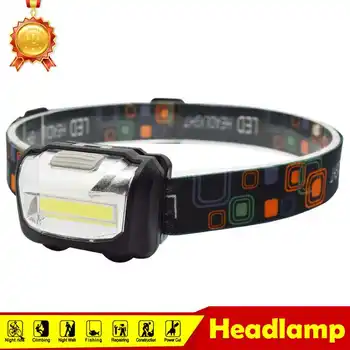 

Wasafire Mini COB Running Head Lamp Forehead Torch 3 Modes Led Headlight Waterproof Headlamp Camping Head Light Used AAA Battery