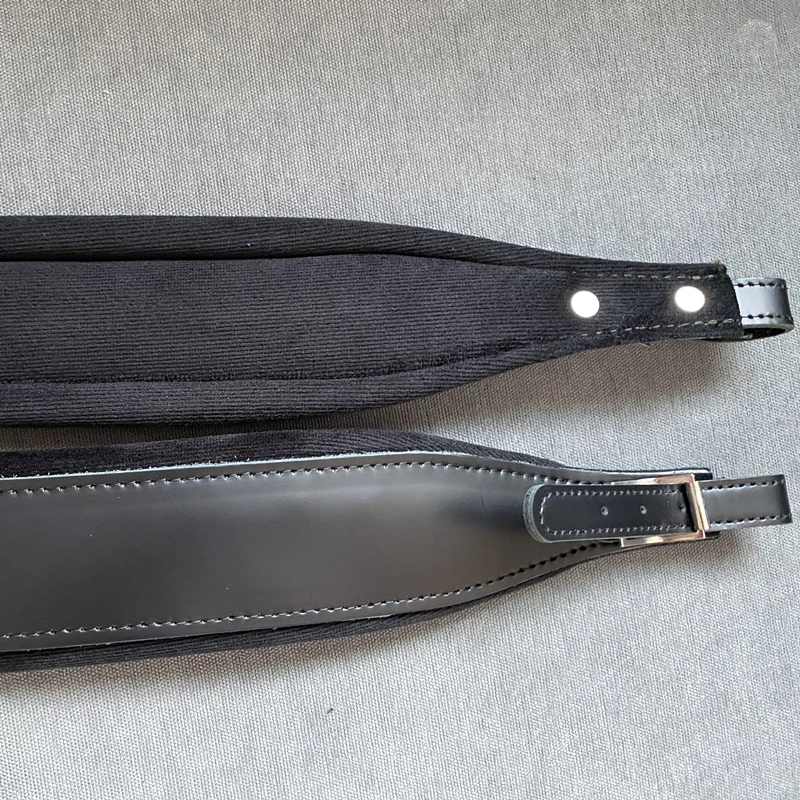 Accordion Leather Strap High-Grade Atmosphere Ltalian Configuration First Layer Leather Fashionable Durable Horizontal Strap accordion shoulder strap