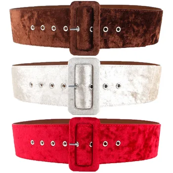 

Ladies Stylish Square Buckle Belt Casual Dress Corset Waistband Waist Belts LLBLT0340