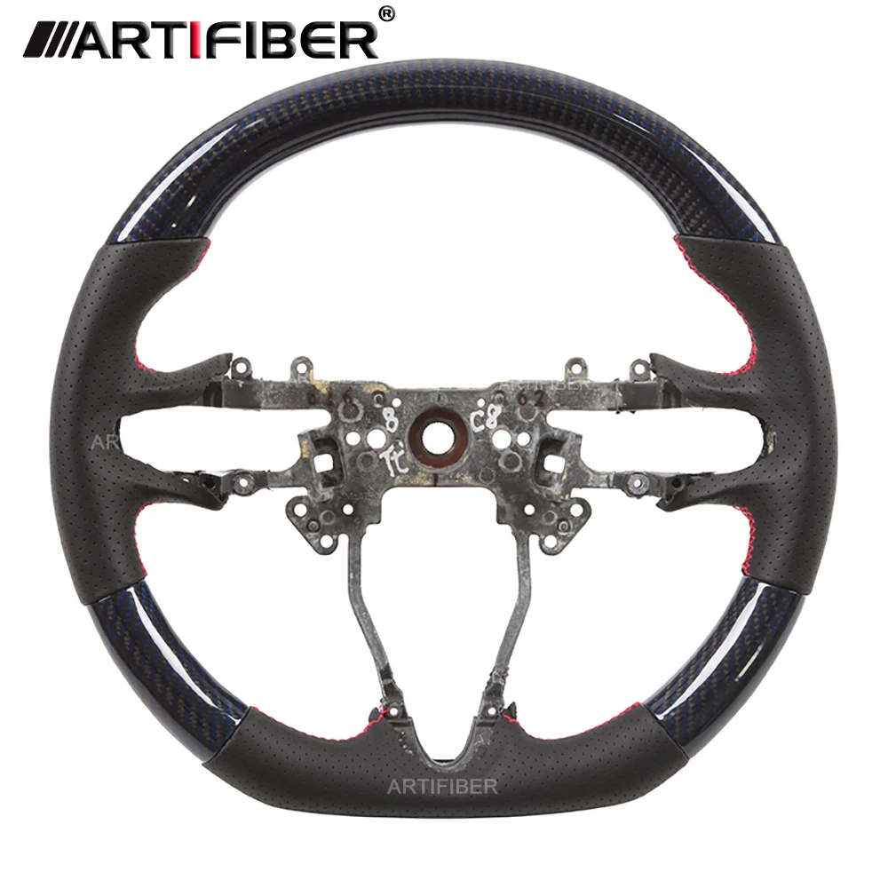 Race display 100 Real Carbon Fiber Steering Wheel for Honda City，Fit