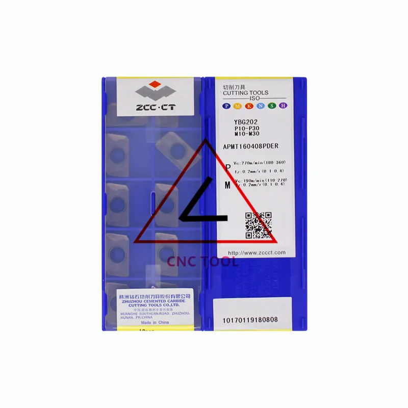 APMT160408PDER YBG202 10 шт. оригинальные китайские фрезерные Вставки ZCCCT| |